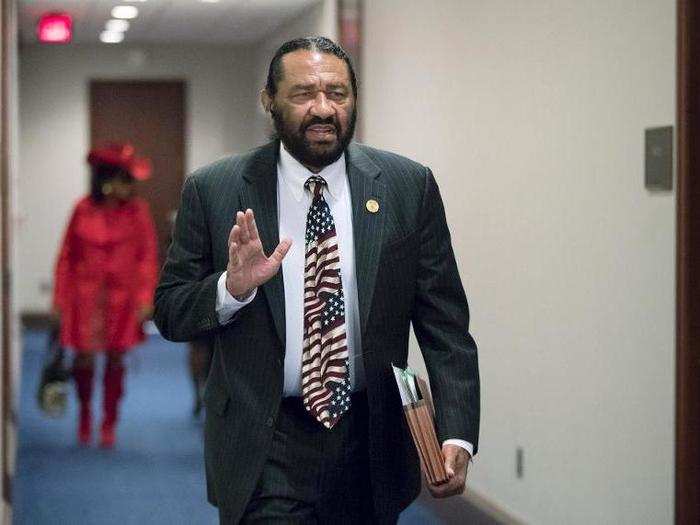 In the House, Rep. Al Green became one of the very first Democrats to put forth impeachment articles back in 2017 with four other Democrats, but their resolution to impeach Trump was rejected.