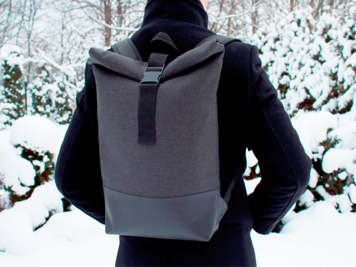 A minimalist backpack