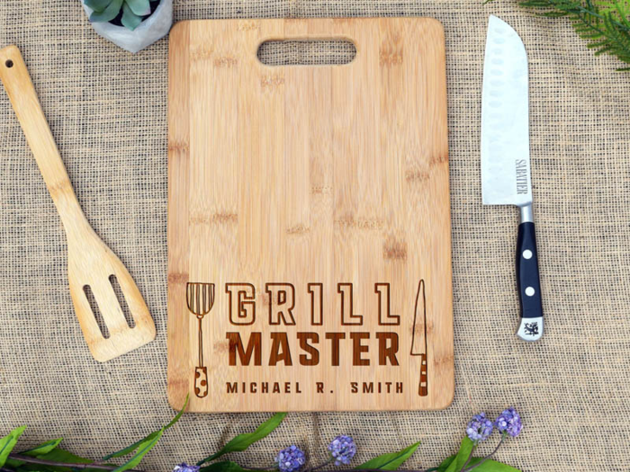 A custom cutting board