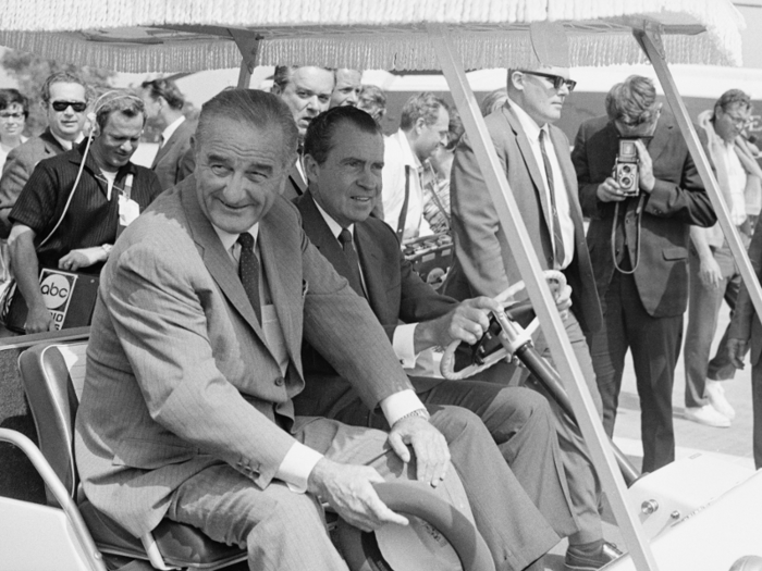 Former President Lyndon B. Johnson spent his 61st birthday at the "Western White House." Other visiting dignitaries from around the world included Japanese Premier Eisaku Sato, South Vietnamese President Nguyen Van Thieu, and former Soviet leader Leonid I. Brezhnev.