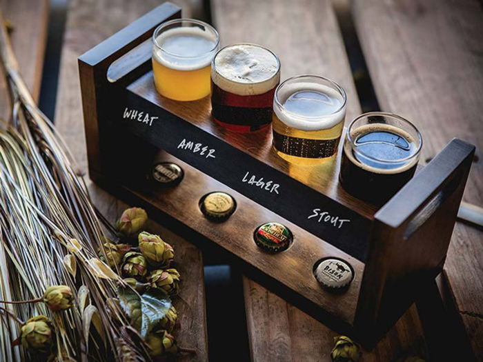 A craft-beer flight for at-home tasting parties