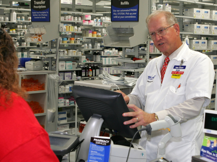 Pharmacists make an average of $121,780 a year