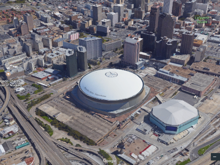 During Hurricane Katrina, tens of thousands of people sought refuge at the Mercedes-Benz Superdome, home of the New Orleans Saints.