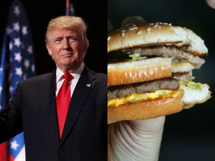 Donald Trump: Fast food