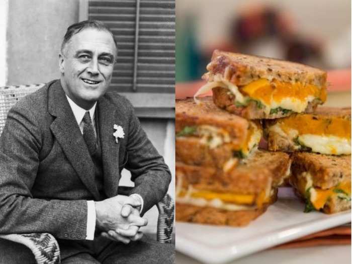 Franklin Delano Roosevelt: Grilled cheese