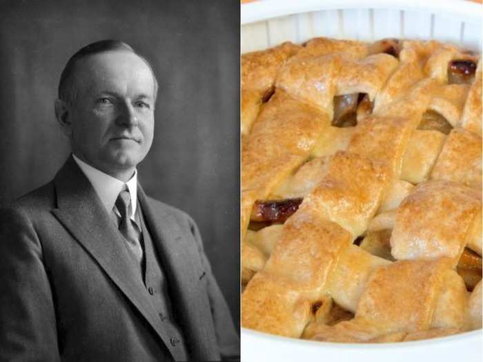 Calvin Coolidge: Apple pie