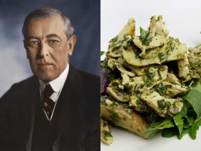 Woodrow Wilson: Chicken salad