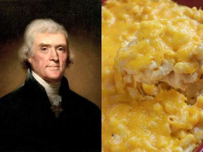 Thomas Jefferson: Mac and cheese