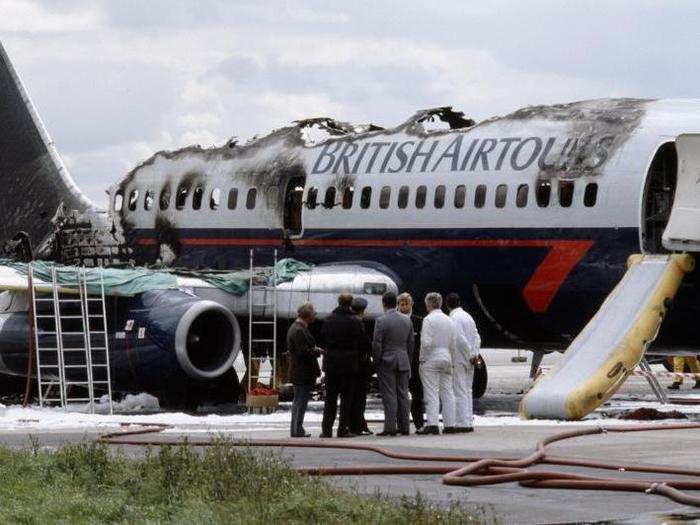 A fire that ripped through the cabin of a British plane forced aircraft makers to change the materials they used