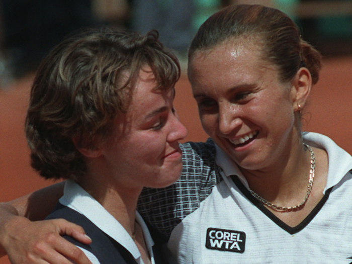 1997: Iva Majoli over Martina Hingis in the final