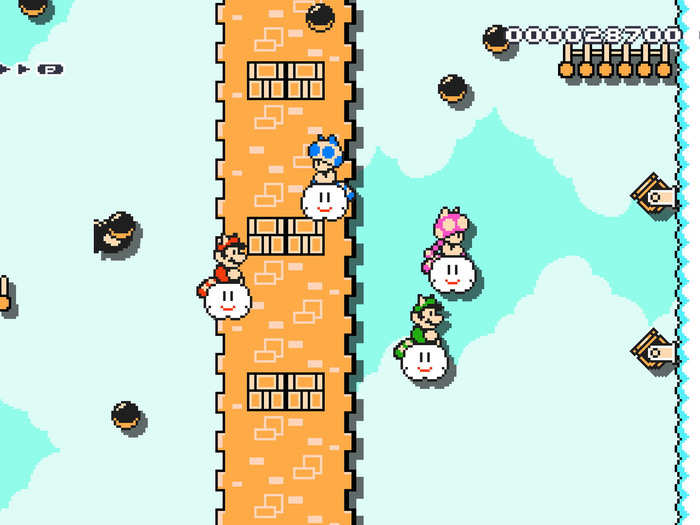 And levels that look and feel like "Super Mario Bros. 3."....