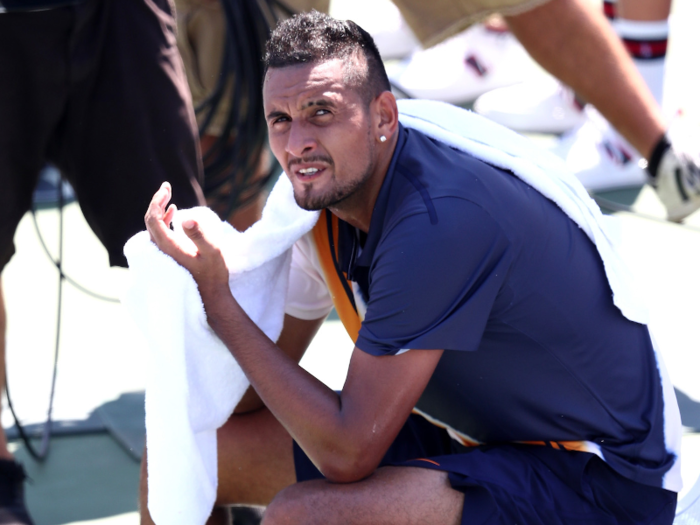 Kyrgios said he doesn