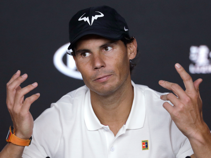 He also called out Rafa Nadal, calling Nadal "salty" and the polar opposite of himself.