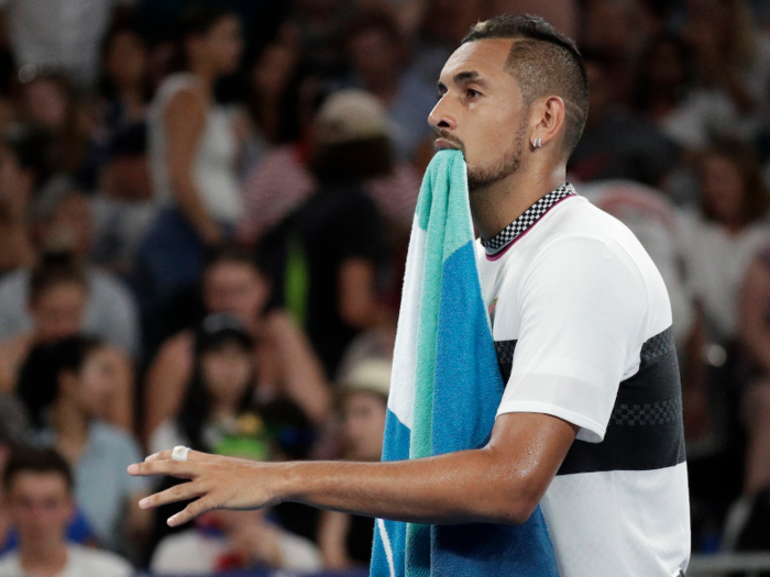 Kyrgios said he