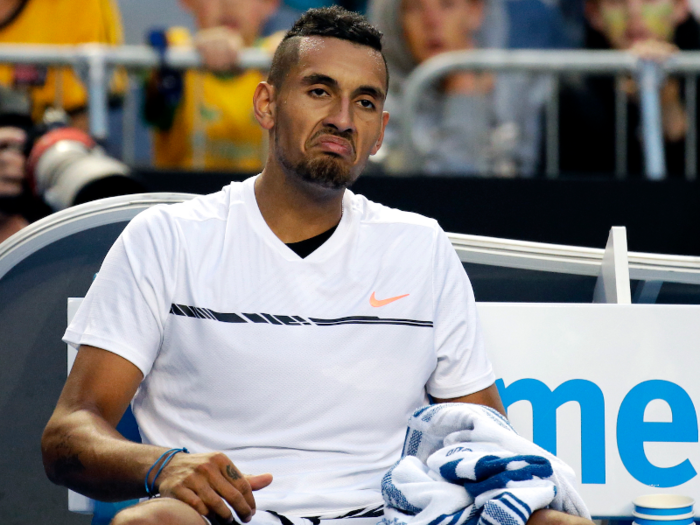 Kyrgios has lacked motivation and maturity, at times.