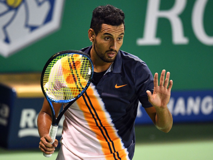 There seem to be several issues plaguing Kyrgios, however. He doesn