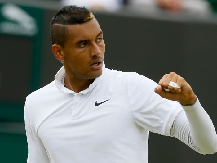 Wimbledon 2015 was another breakout moment for Kyrgios, for reasons both good and bad. Kyrgios played well beating eighth-ranked Milos Raonic in the Round of 32 to reach the Round of 16.