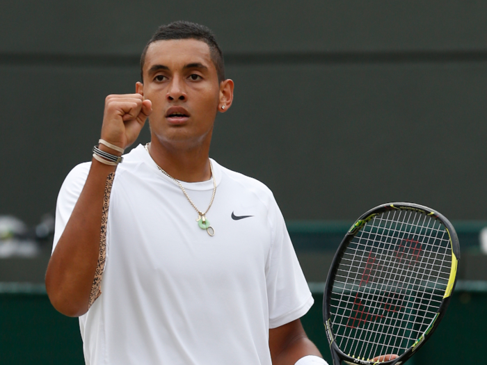 Over the next two years, Kyrgios gradually climbed up the world rankings. His breakout moment arguably came at Wimbledon in 2014, when he beat Rafa Nadal, then the world No. 1, in four sets to reach the quarter-finals.