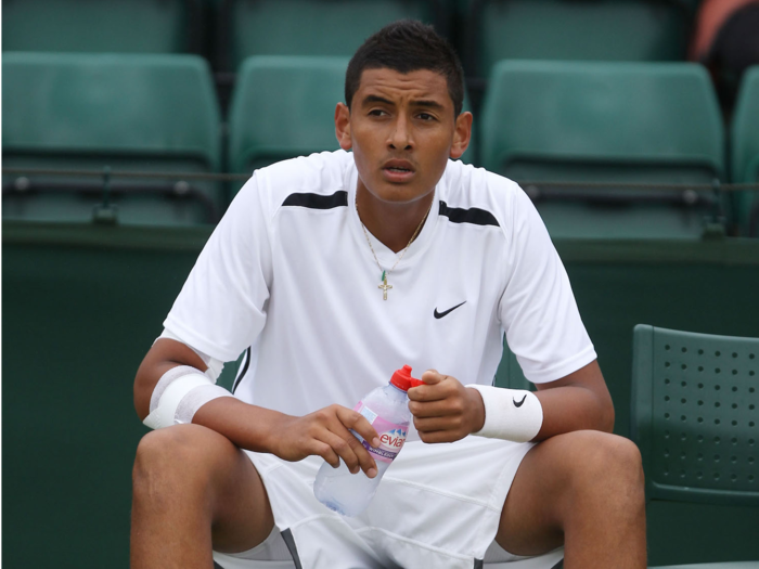 Growing up in Australia, Kyrgios had a natural skill for the game. At 14 years old, he chose tennis over basketball (more on that later) because he had a better chance at making it professionally in tennis.