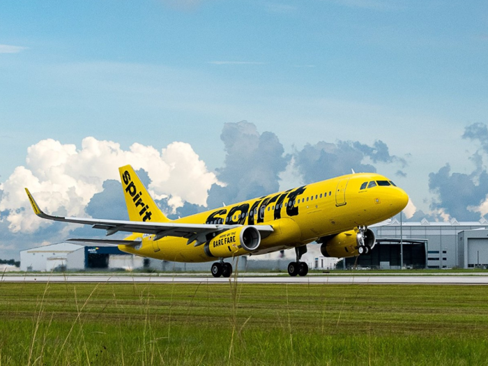 7. Spirit Airlines: 711 points.