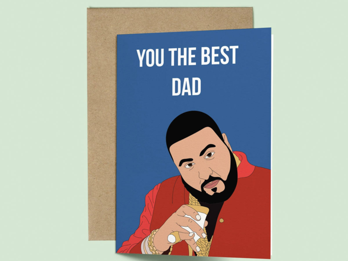 A card that acknowledges how hip he is