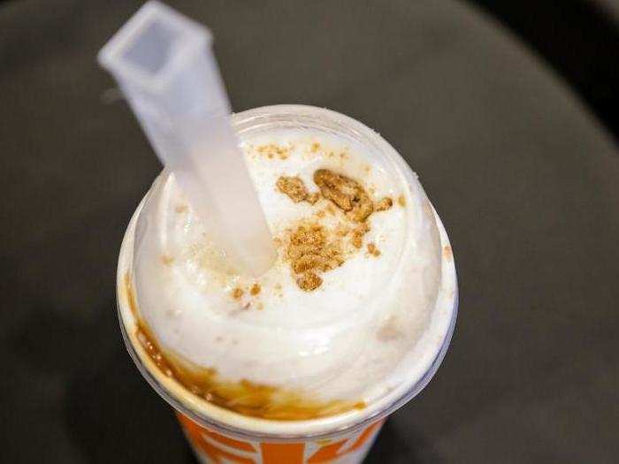 STROOPWAFEL MCFLURRY: The Dutch may not have been first to invent the windmill, but they sure did invent the stroopwafel. And for that, I am forever grateful. A little stroopwafel goes a long way. So why not put one in a McFlurry?