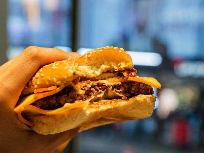 This burger is McExtremely good. The patty is thick and juicy, and the gouda, onion, and bacon work well together to add dense flavor to each bite. The bun is thick, fluffy, and toasted. The real MVP, though, is the smoky McBacon sauce: a red, tangy, mayo-based flavor potion that brings out the best in every element of the burger.