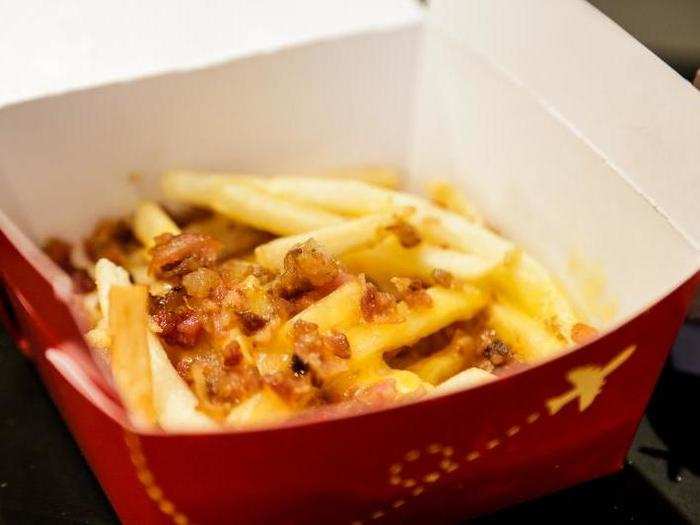 Can cheesy bacon fries even be bad? Aside from being a little too salty and the bacon being more salad bits than real bacon, this item is what you