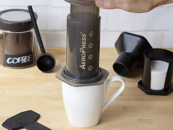 A portable coffee maker