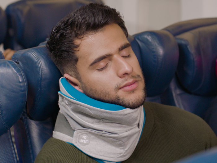 A travel pillow for the plane