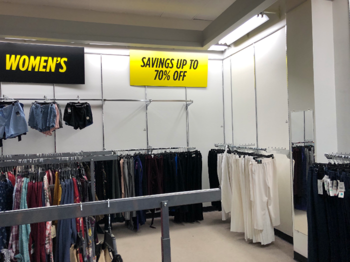 Once-thriving JCPenney brick-and-mortar locations grew increasingly barren, as this photo from a Virginia store shows.