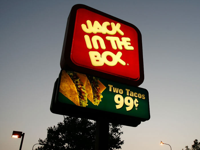 Jack in the Box employees reported hourly pay between $8 and $10 an hour.