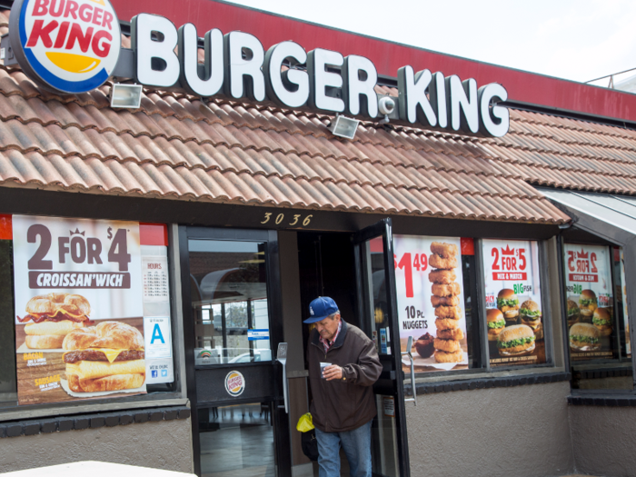 Burger King employees say they make around $8 to $9 per hour.