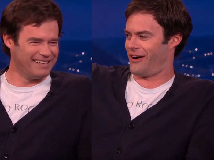 2. Bill Hader doing impersonations on Conan O