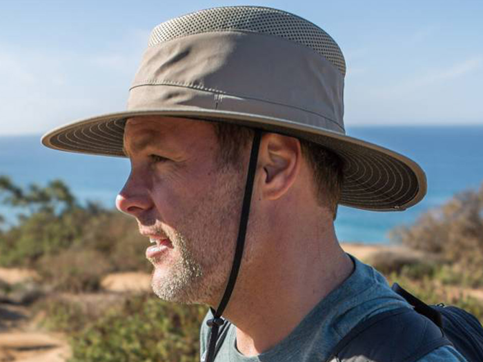 A UPF-treated adventure hat.