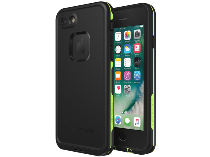 A waterproof, drop-proof, and dirt-proof case for his iPhone.