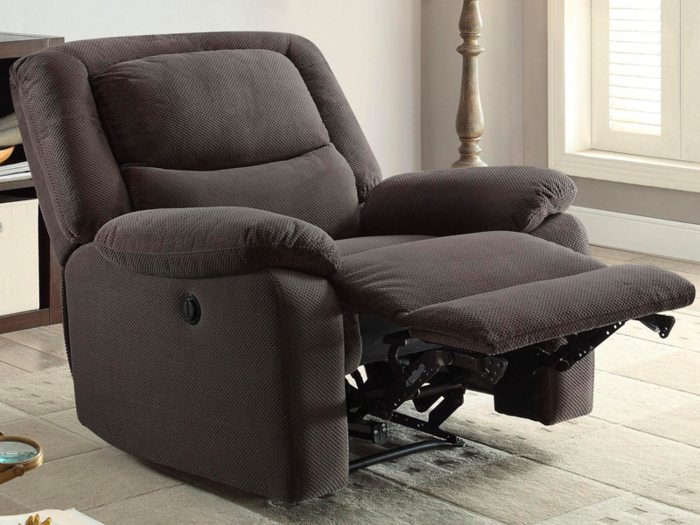 A recliner he might let you sit on