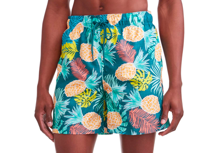 A new pair of swim trunks for the beach