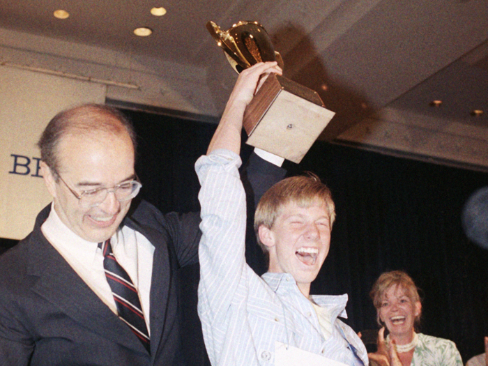 1989 winner Scott Isaacs is now a spelling coach and academic director of the Spelling Bee of China.