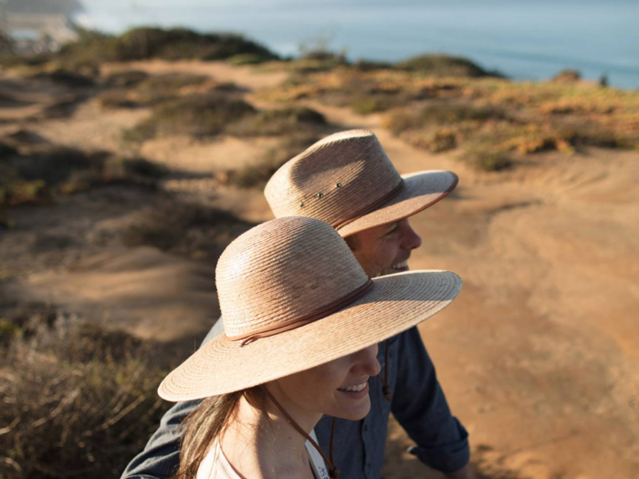 A UPF-treated adventure hat