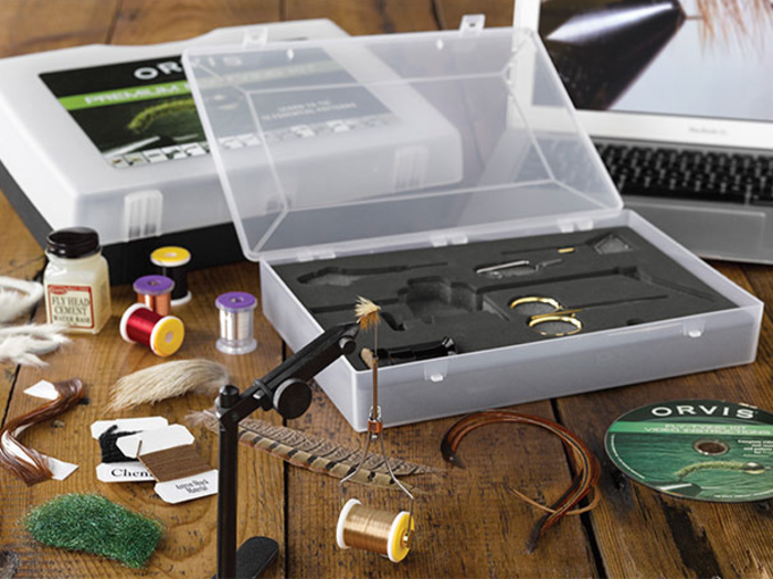 A fly-tying starter kit