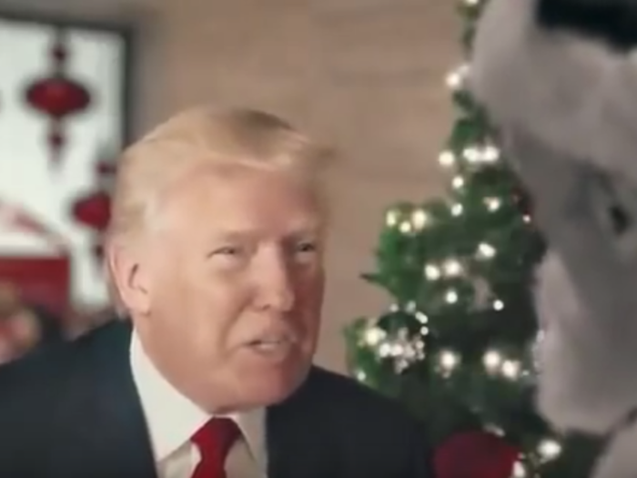 Trump in 2012 starred in a Macy