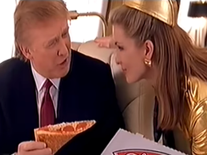 Trump appeared in yet another Pizza Hut commercial in 2000 that aired in Australia.