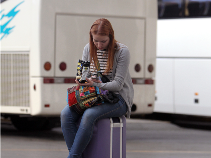 Drivers are pros at packing luggage.