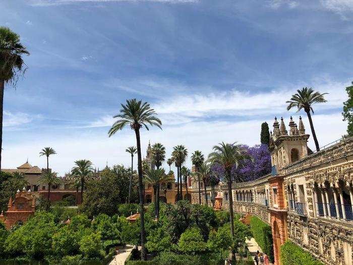 This is still Alcázar of Seville, but it looks a lot different.