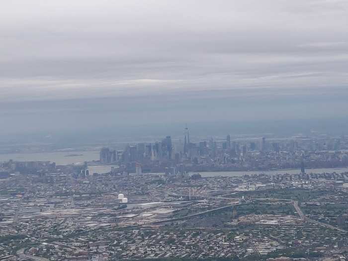 We got a great view of Lower Manhattan as we turned south.