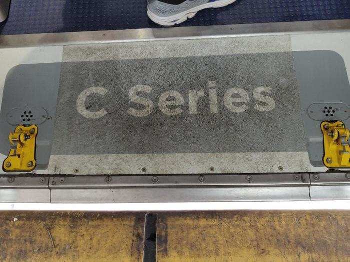 ... A C Series welcome mat.