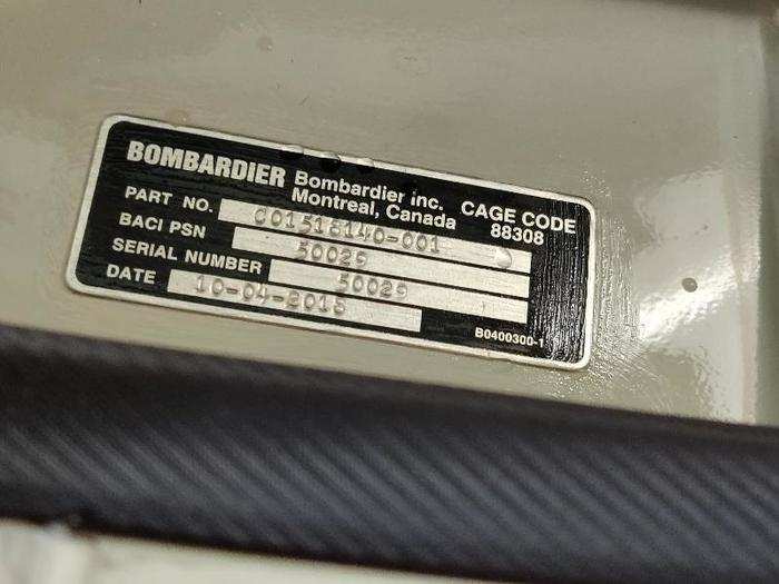 At the boarding door, there were a couple of remnants of its Bombardier past including this information car and...