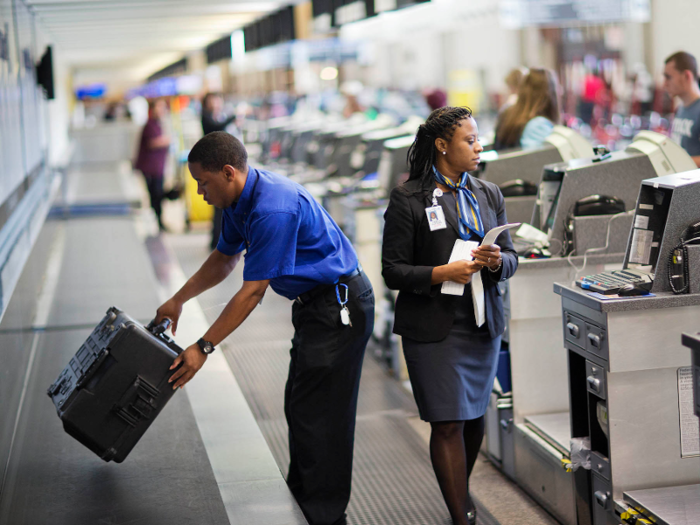 The airport employs 63,000 people