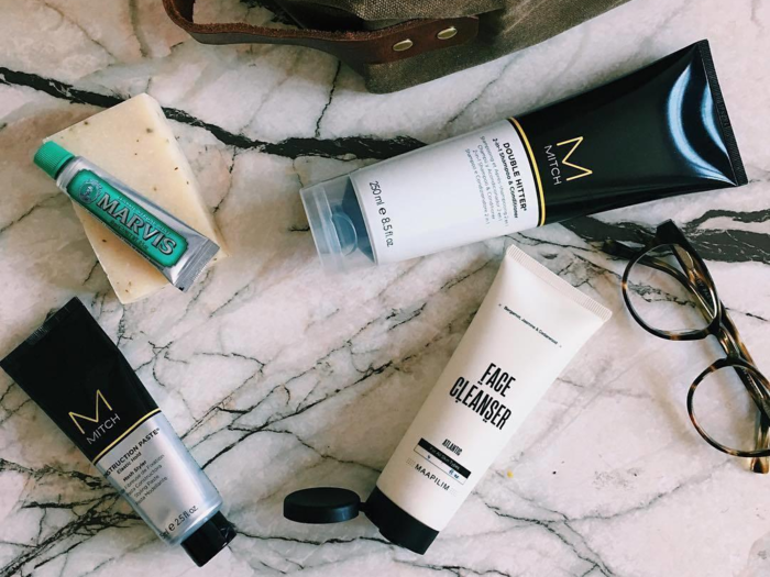 A curated dopp kit